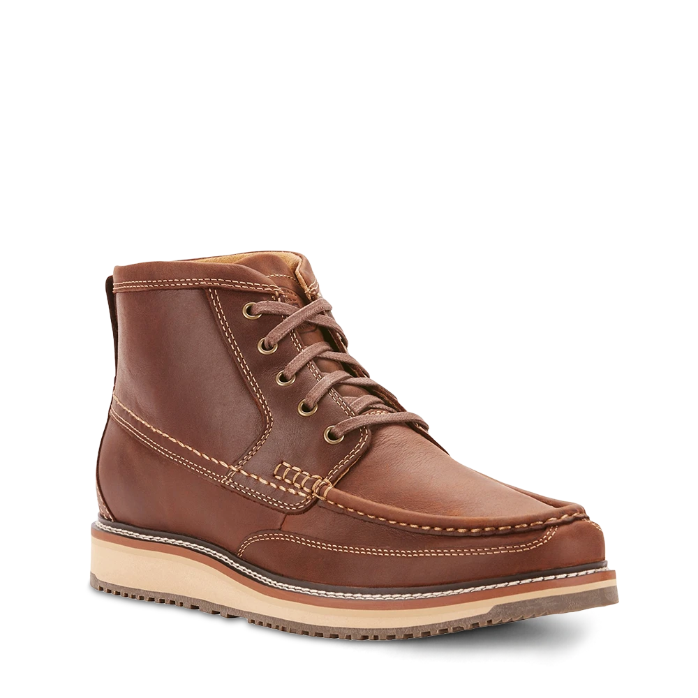 AriatĀ® Men's Lookout Foothill Brown Lace-Up Leather Shoes 10025144