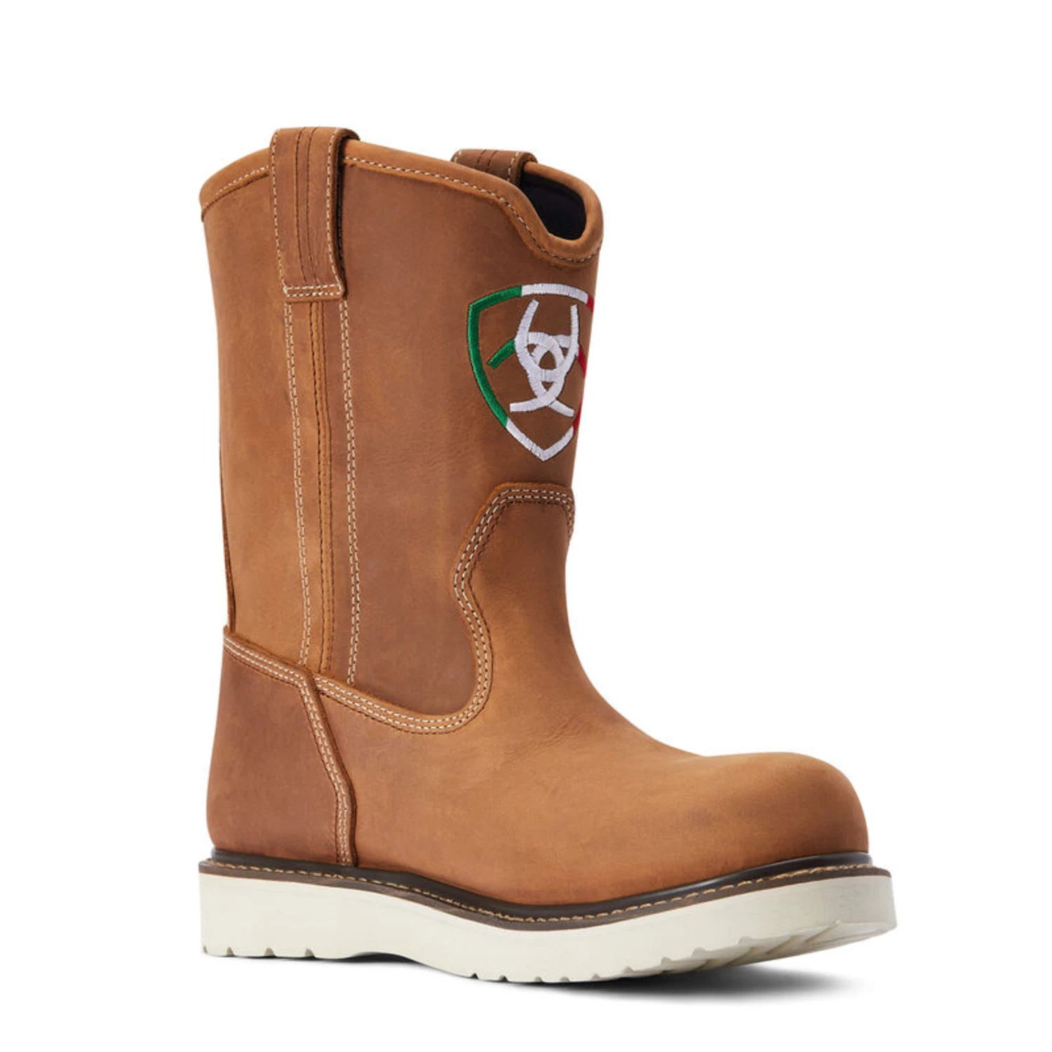 Ariat® Men's Rebar Wedge OrgulloRound Toe Work Boots 10042497 - Image 3