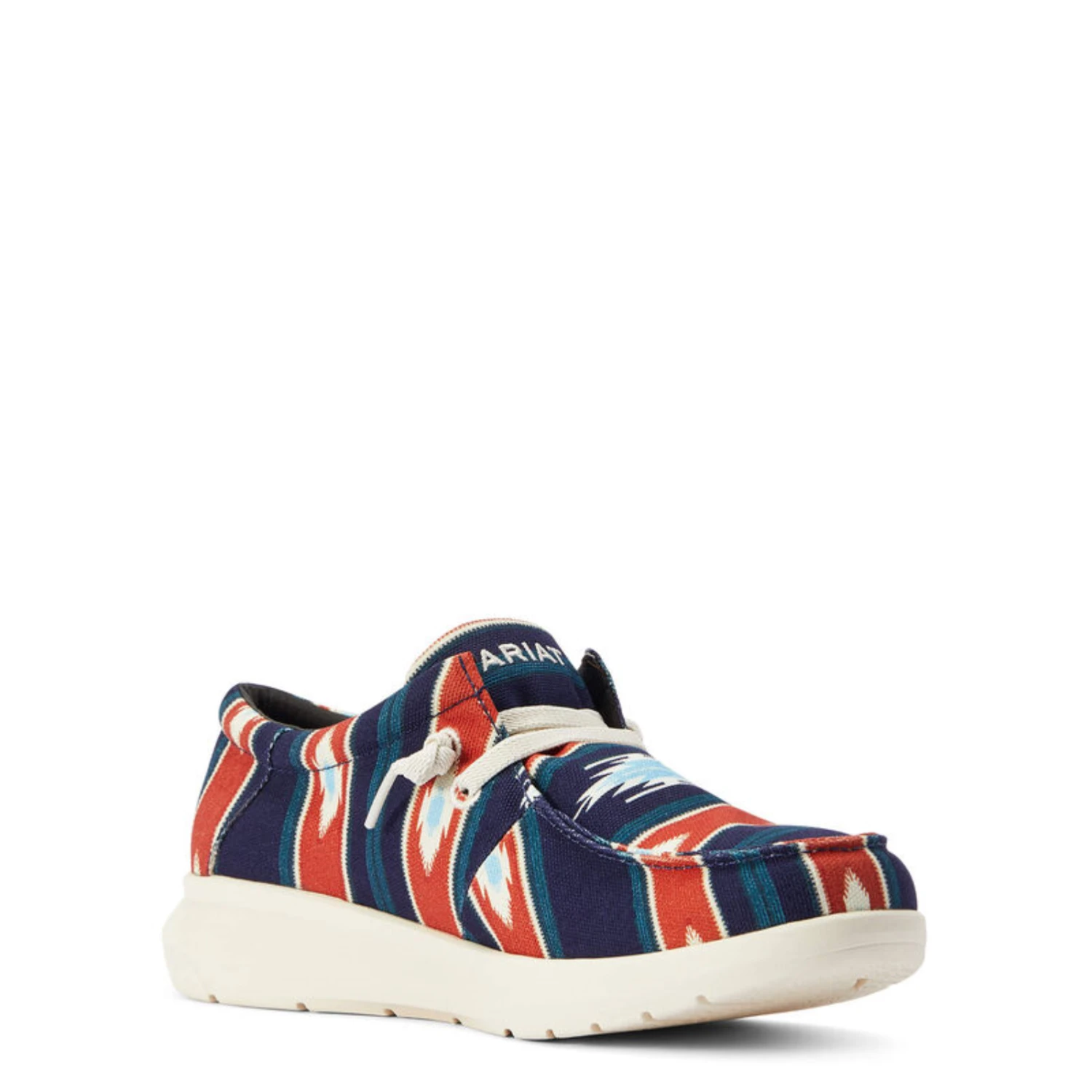 AriatĀ® Men's Hilo Flex Chimayo Cristo Navy Slip On Shoes 10042581 - Image 3