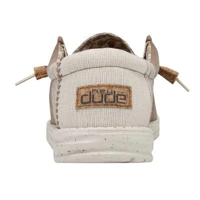 Hey Dude Men's Wally Linen Natural Clay Slip On Shoe 110793298 - Image 4