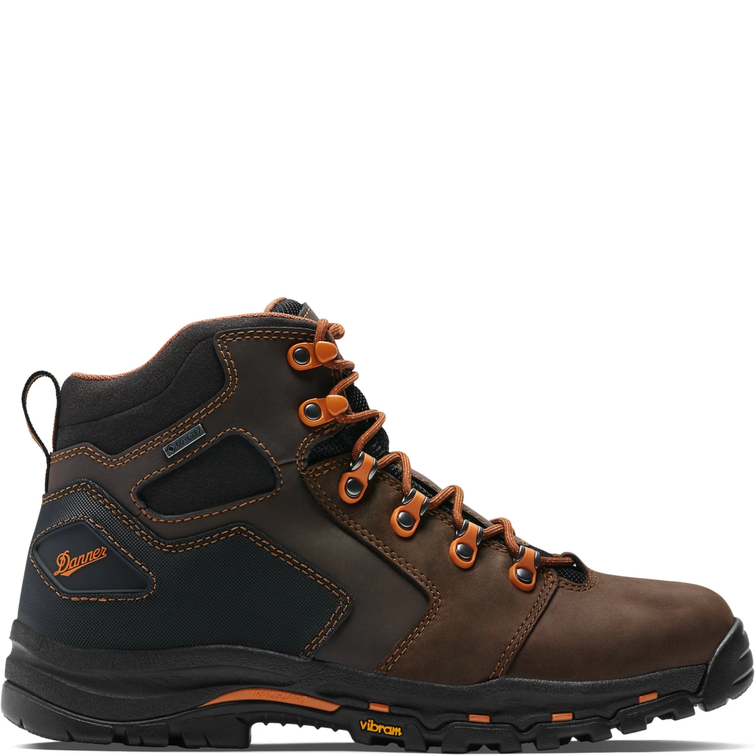 Danner Footwear Men's Vicious 4.5" Brown & Orange Hiking Boots 13858 - Image 3