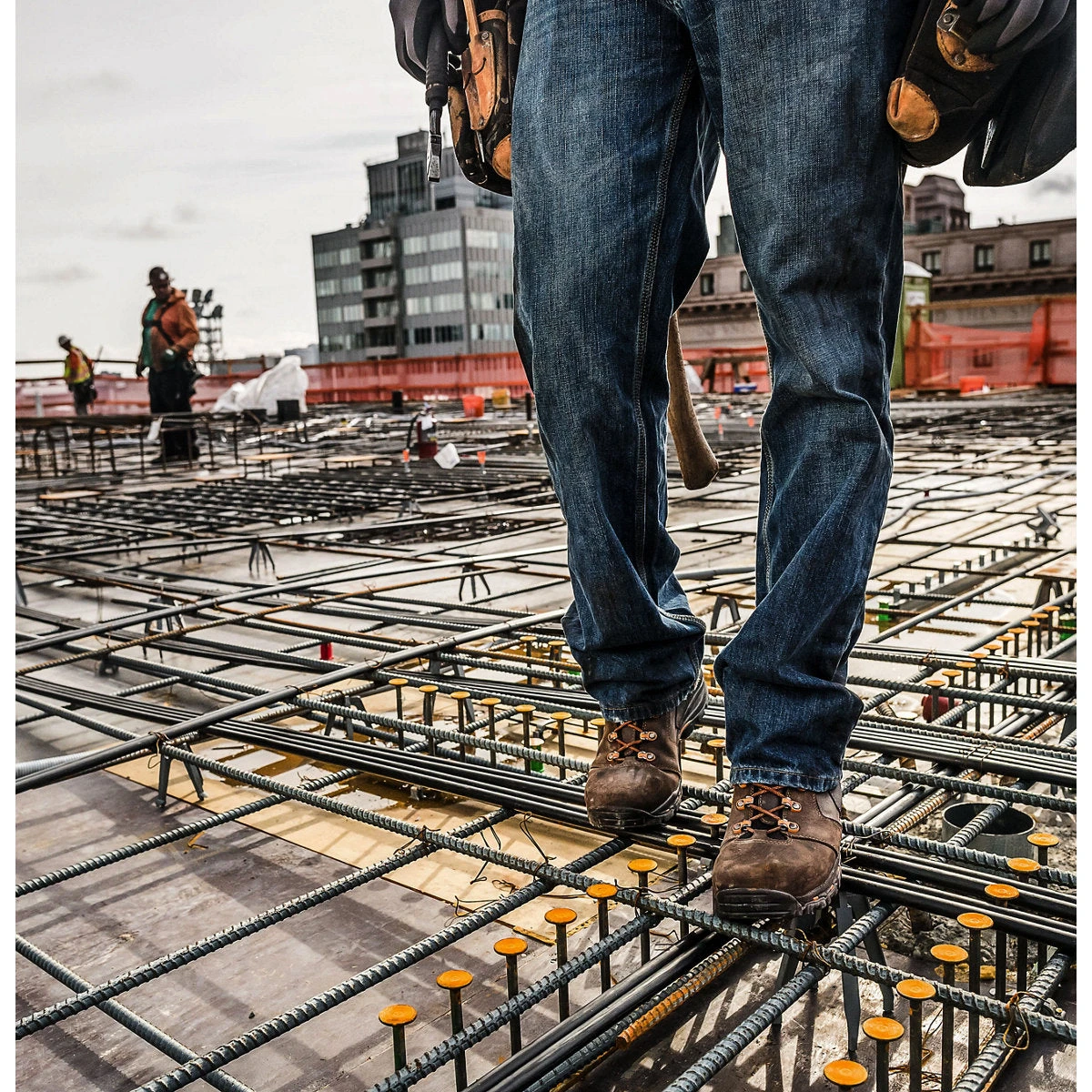 Danner Footwear Men's Vicious 4.5" Brown & Orange Hiking Boots 13858 - Image 6