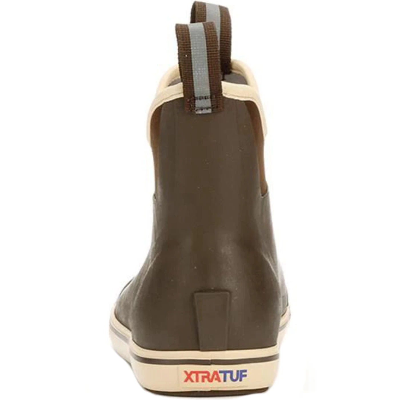 XTRATUF Men's Waterproof Ankle Chocolate And Tan Deck Boot 22734 - Image 4