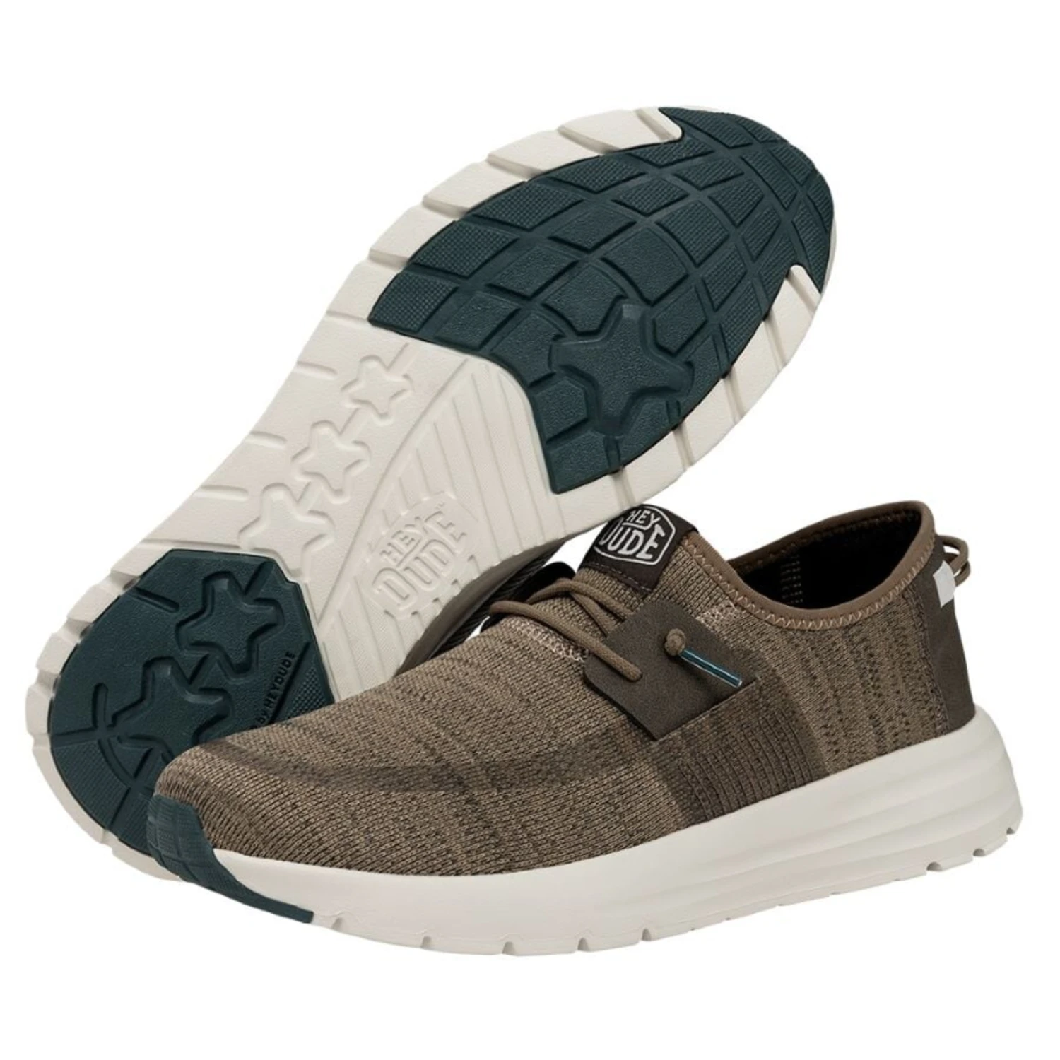 Hey Dude® Men's Sirocco Beige Bark Casual Shoes 40140-2CA - Image 5