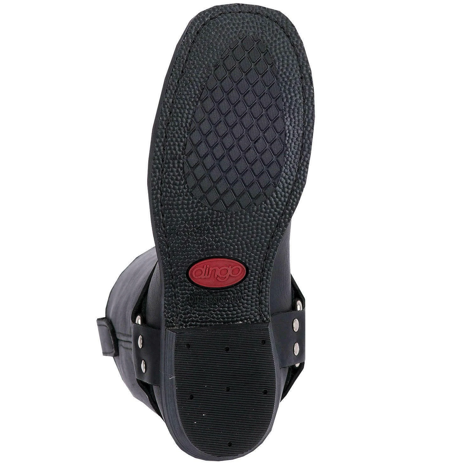 Dingo Men's Black Dean Leather Harness Boots DI19057 - Image 5