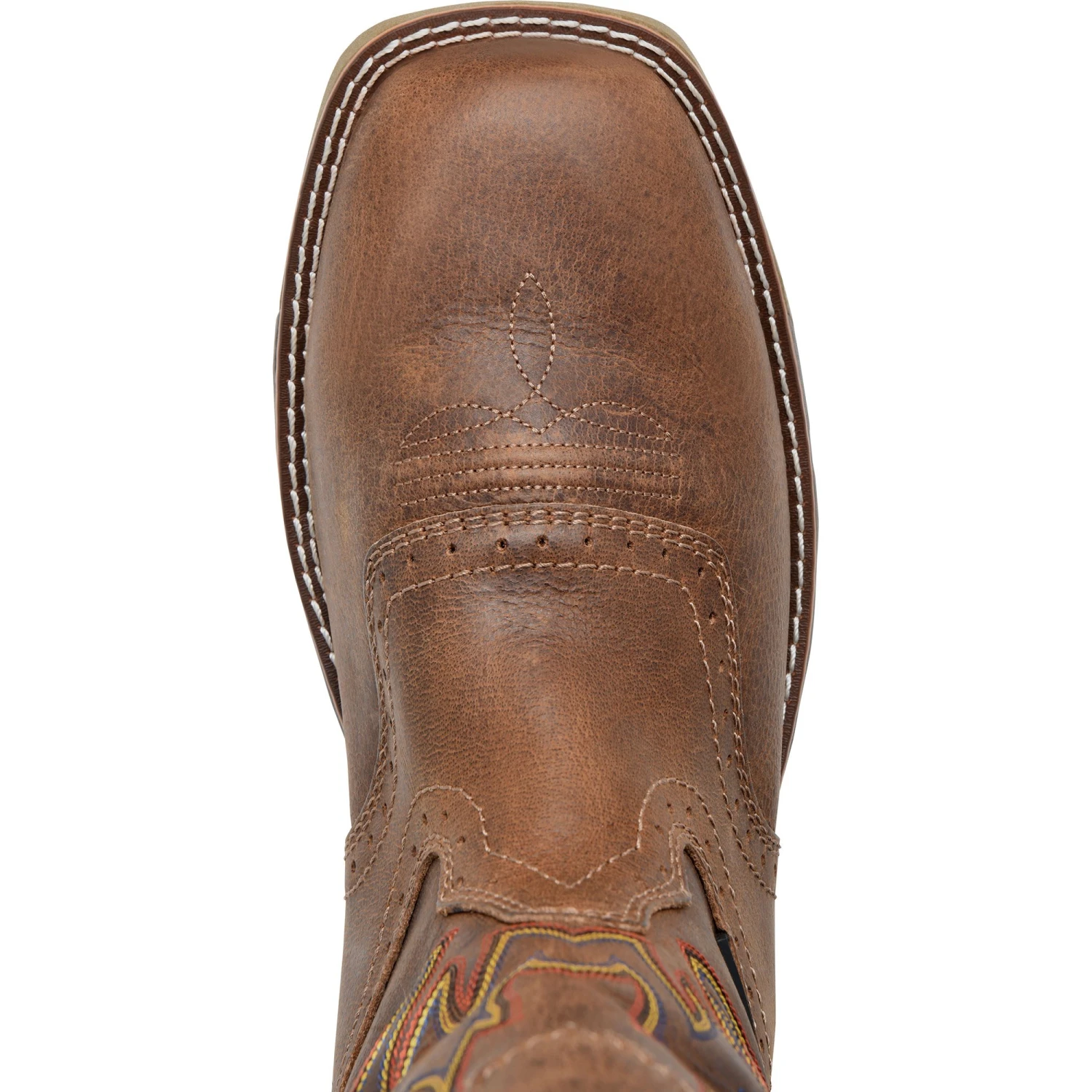 Double H® Phantom Rider Dino Golden Tan Square Toe Roper Boots DH5378 - Image 3
