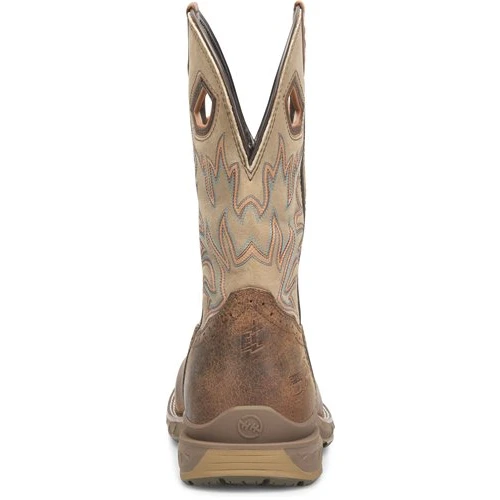 Double H® Men's PROPHECY 11" U Toe Brown & Tan Roper Boots DH5385 - Image 5