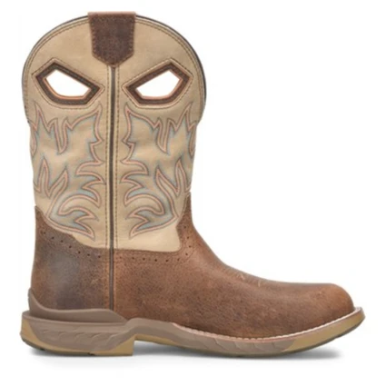 Double H® Men's PROPHECY 11" U Toe Brown & Tan Roper Boots DH5385 - Image 3