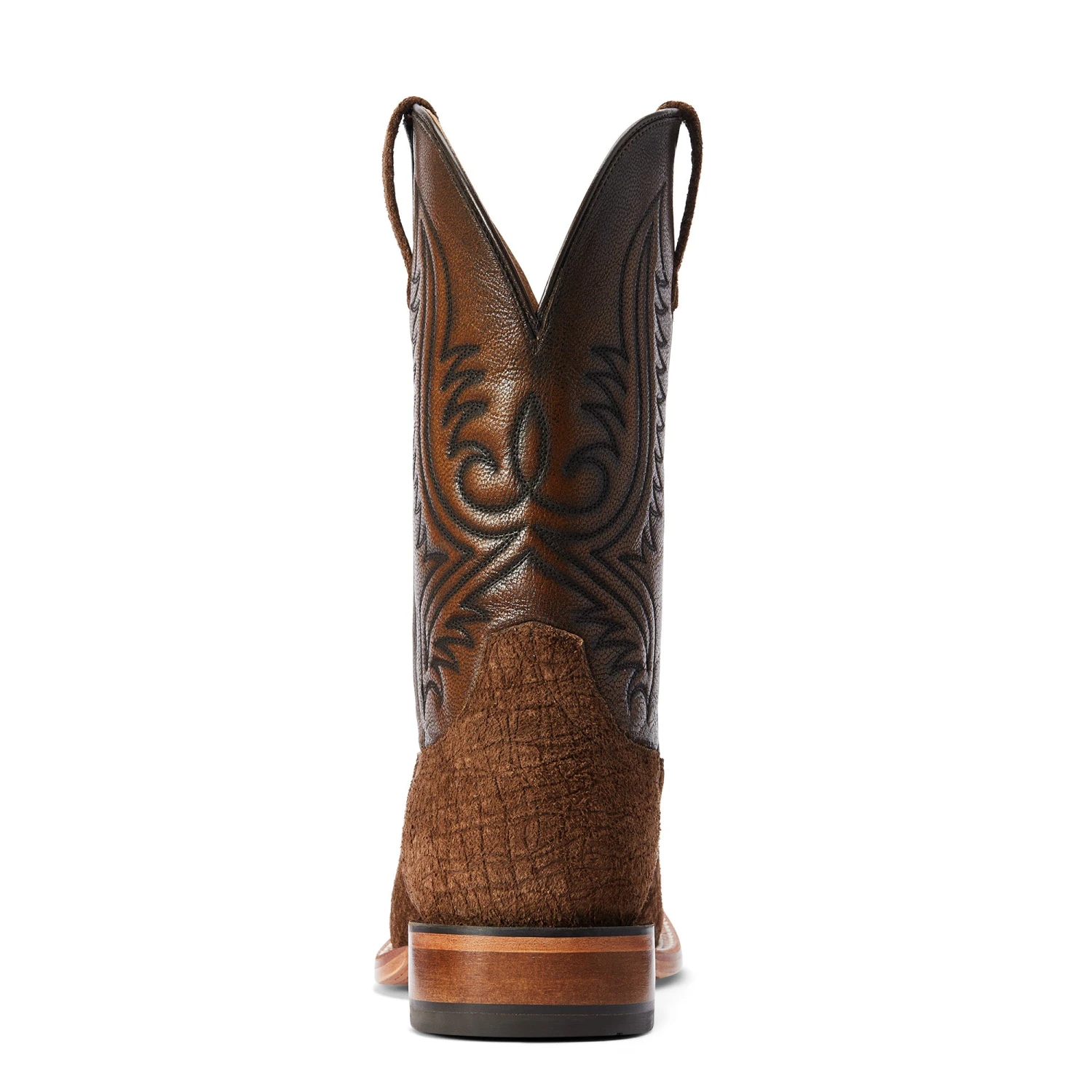 AriatĀ® Men's Circuit Paxton Tan Hippo Print Square Toe Boots 10042407 - Image 5