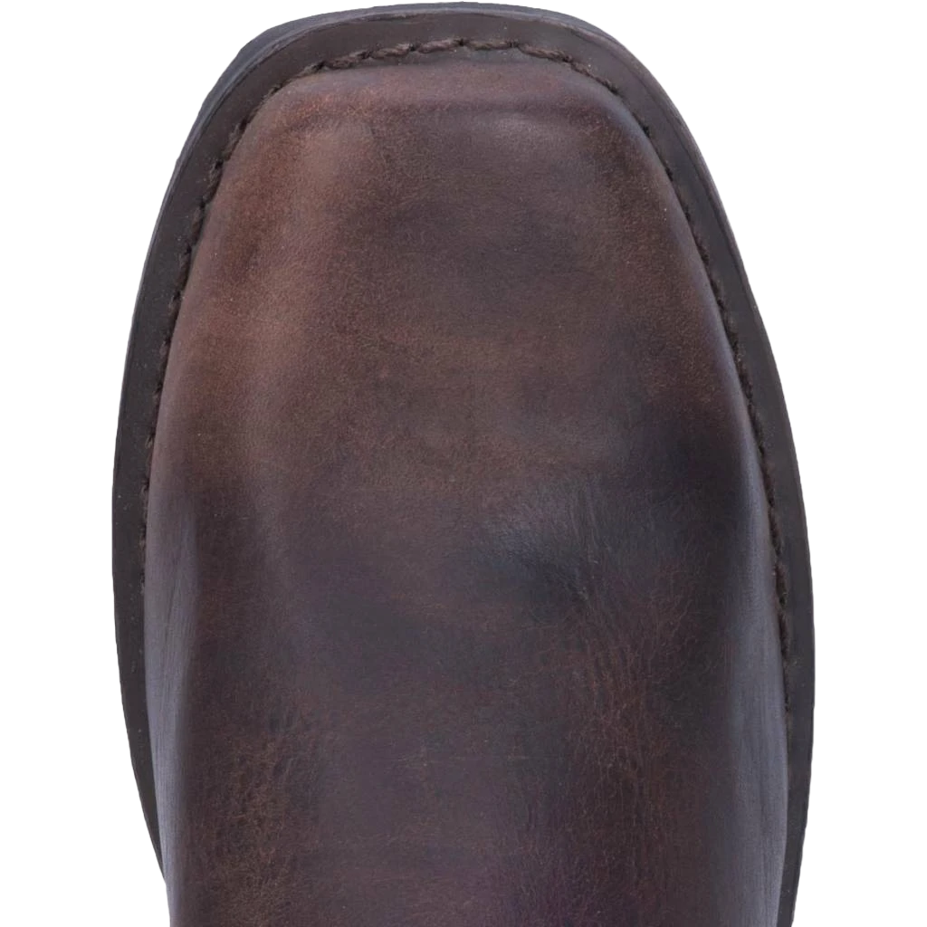 Dingo Men's Dark Brown Dean Leather Harness Boots DI19074 - Image 2