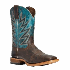 Ariat® Men's Stout Brown & Atlanta Blue Challenger Boots 10033942