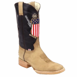 RockinLeather Men's Molon Labe 2nd Amendment Western Boots 1207