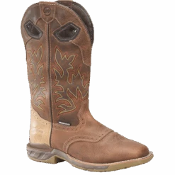Double H® Phantom Rider Dino Golden Tan Square Toe Roper Boots DH5378