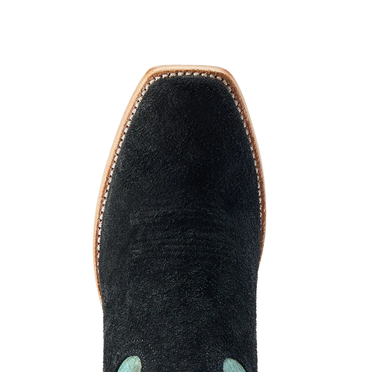 Ariat® Men's Futurity Showman Black Roughout & Roaring Turquoise Western Boots 10044498 - Image 2