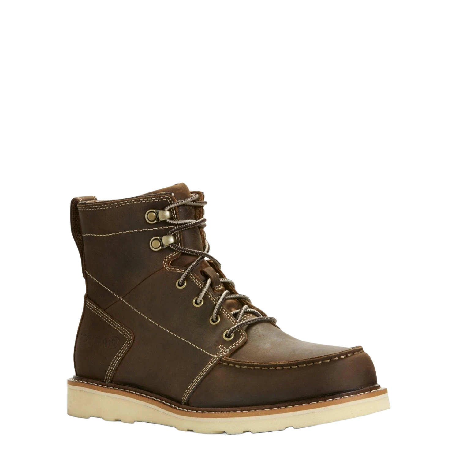 AriatĀ® Men's Recon 6 Inch Brown Lace-up Wedge Sole Boots 10027397