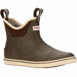 XTRATUF Men's Waterproof Ankle Chocolate And Tan Deck Boot 22734