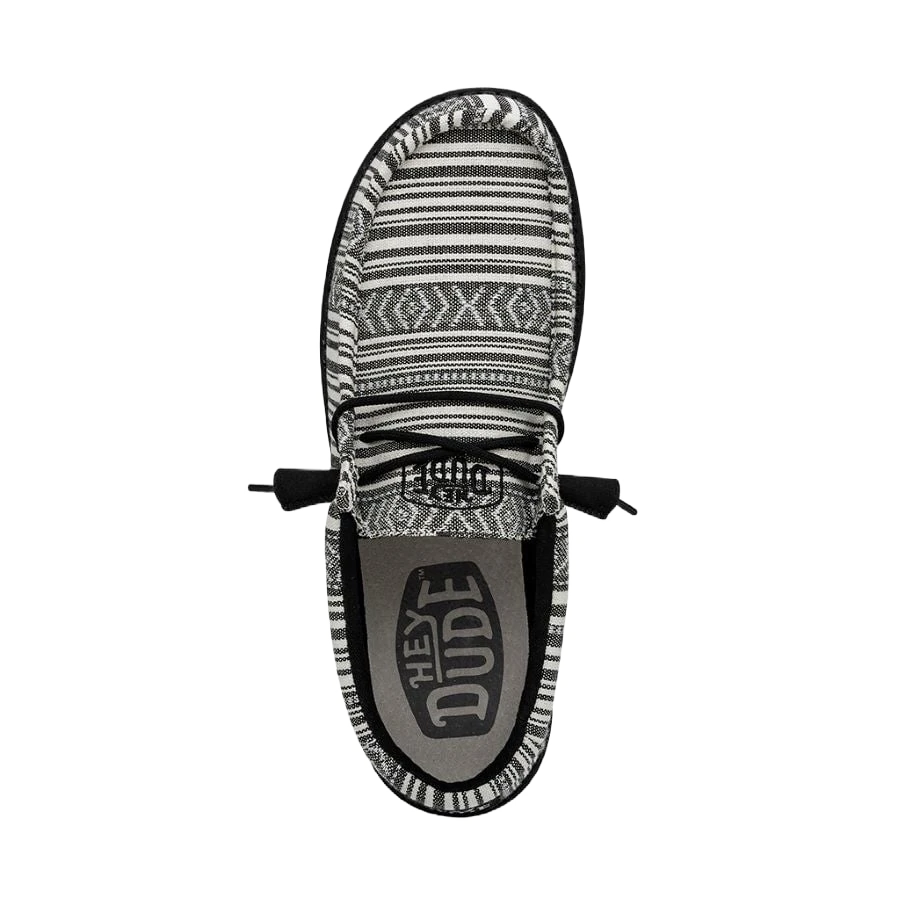 Hey Dude Men's Wally Serape Gravel Black Slip On Shoes 40017-0YB - Image 2