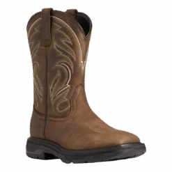 Ariat Men's WorkHog XT Cottonwood Brown Soft Toe Work Boots 10038321