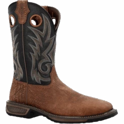 Durango Men's Brown & Black Steel Toe Work Boots DDB0401
