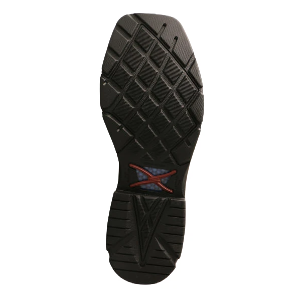 Twisted X® Men's Bomber & Bomber Brown Square Toe Work Boots MXB0009 - Image 2