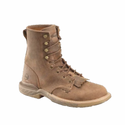 Double H® Men's 8" U Toe Lacer Medium Brown Work Boots DH5394