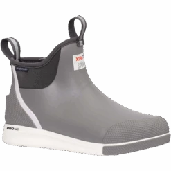 XTRATUF Men's Ankle Deck Sport Gray Pull On Boots ADSM-100