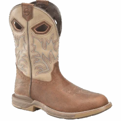 Double H® Men's PROPHECY 11" U Toe Brown & Tan Roper Boots DH5385