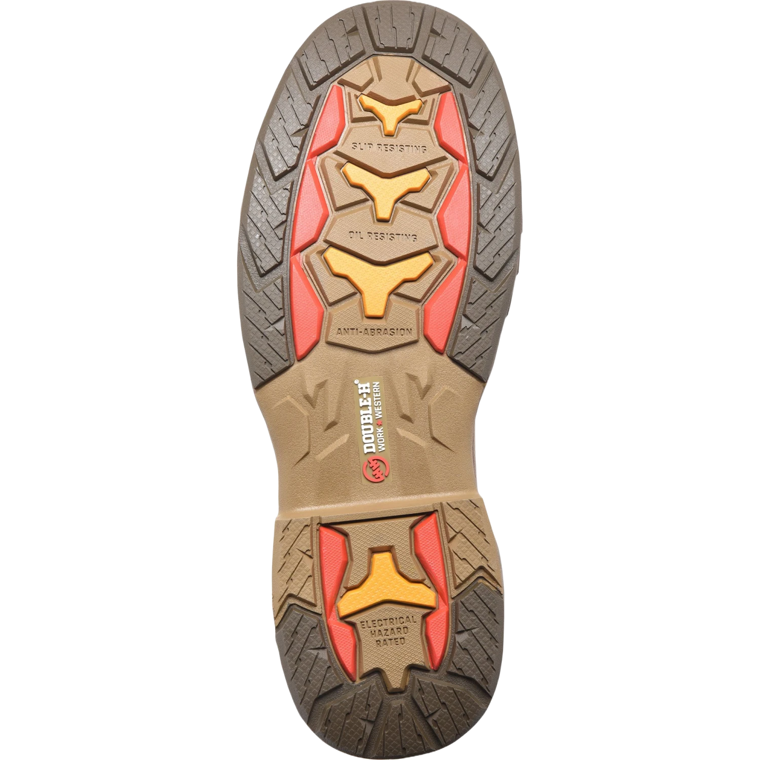 Double H® Men's PROPHECY 11" U Toe Brown & Tan Roper Boots DH5385 - Image 2