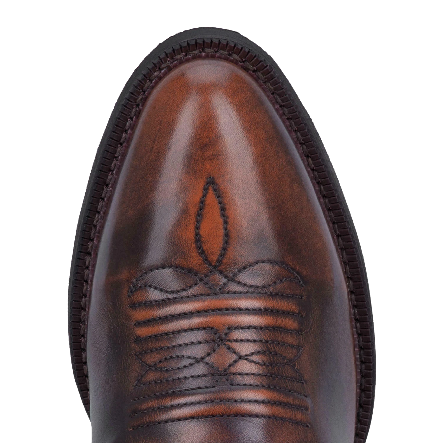 Laredo Men's Fletcher Tan Leather Ankle Boots 62074 - Image 2