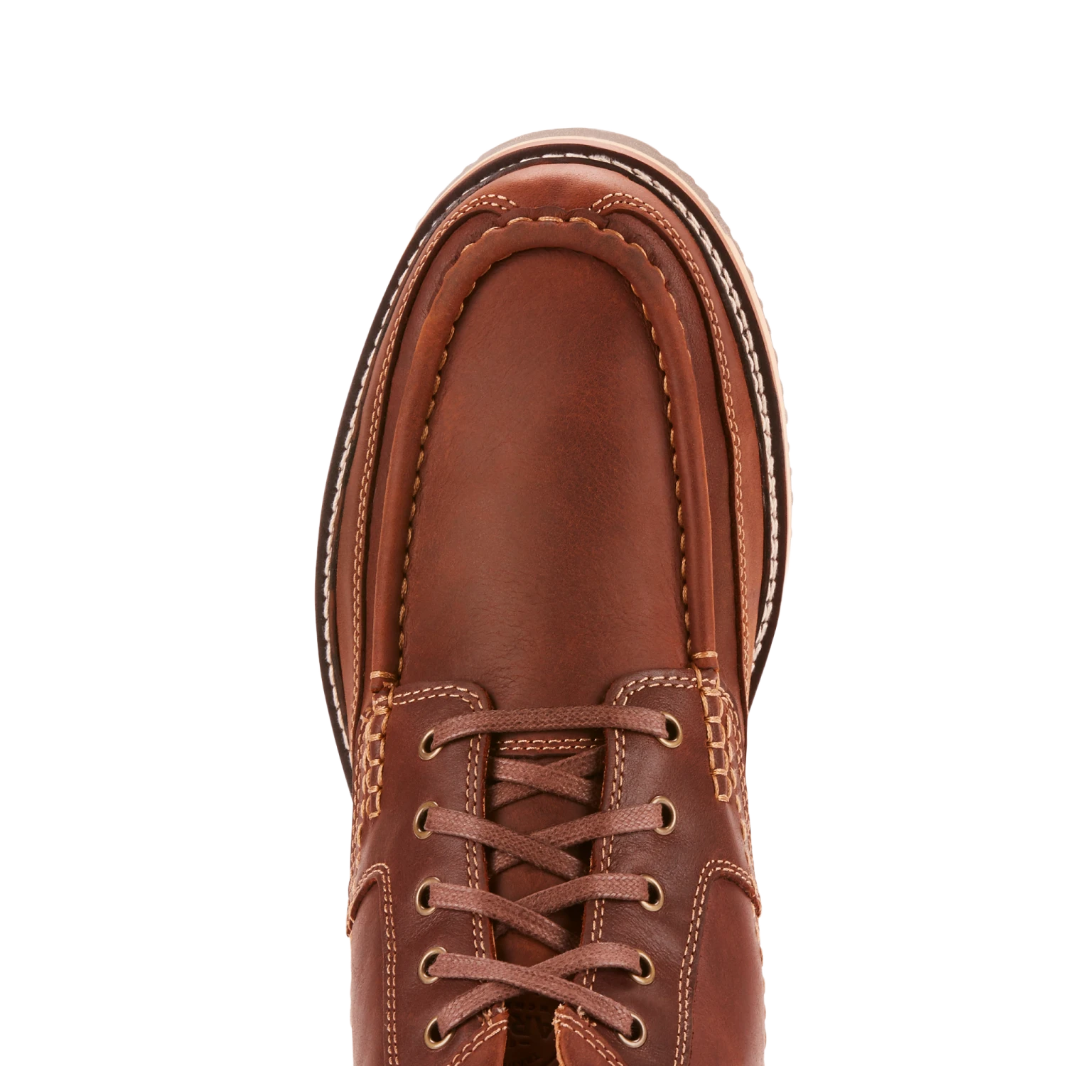 AriatĀ® Men's Lookout Foothill Brown Lace-Up Leather Shoes 10025144 - Image 2
