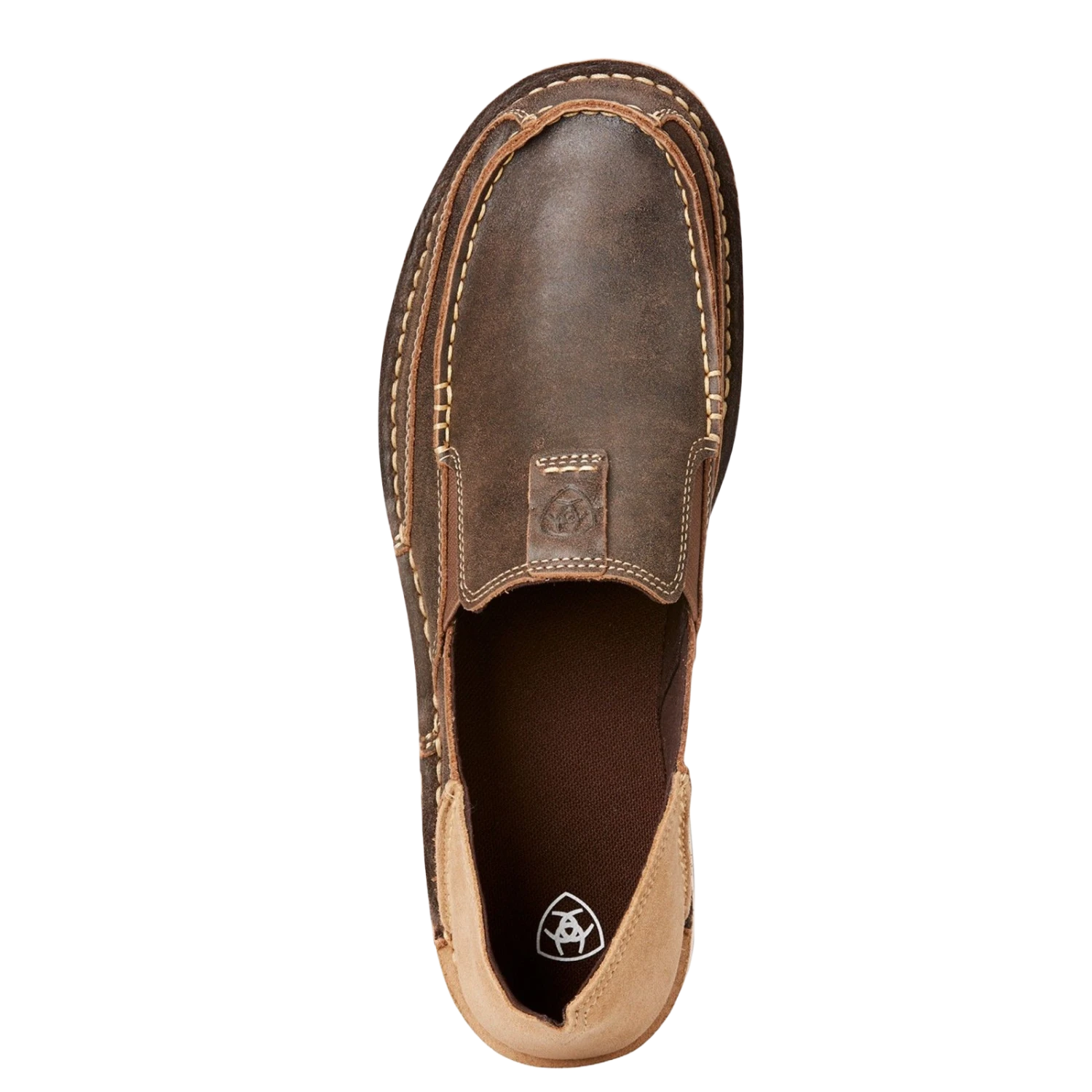 Ariat Men's Cruiser Vintage Bomber Brown Slip-On Shoes 10023208 - Image 2