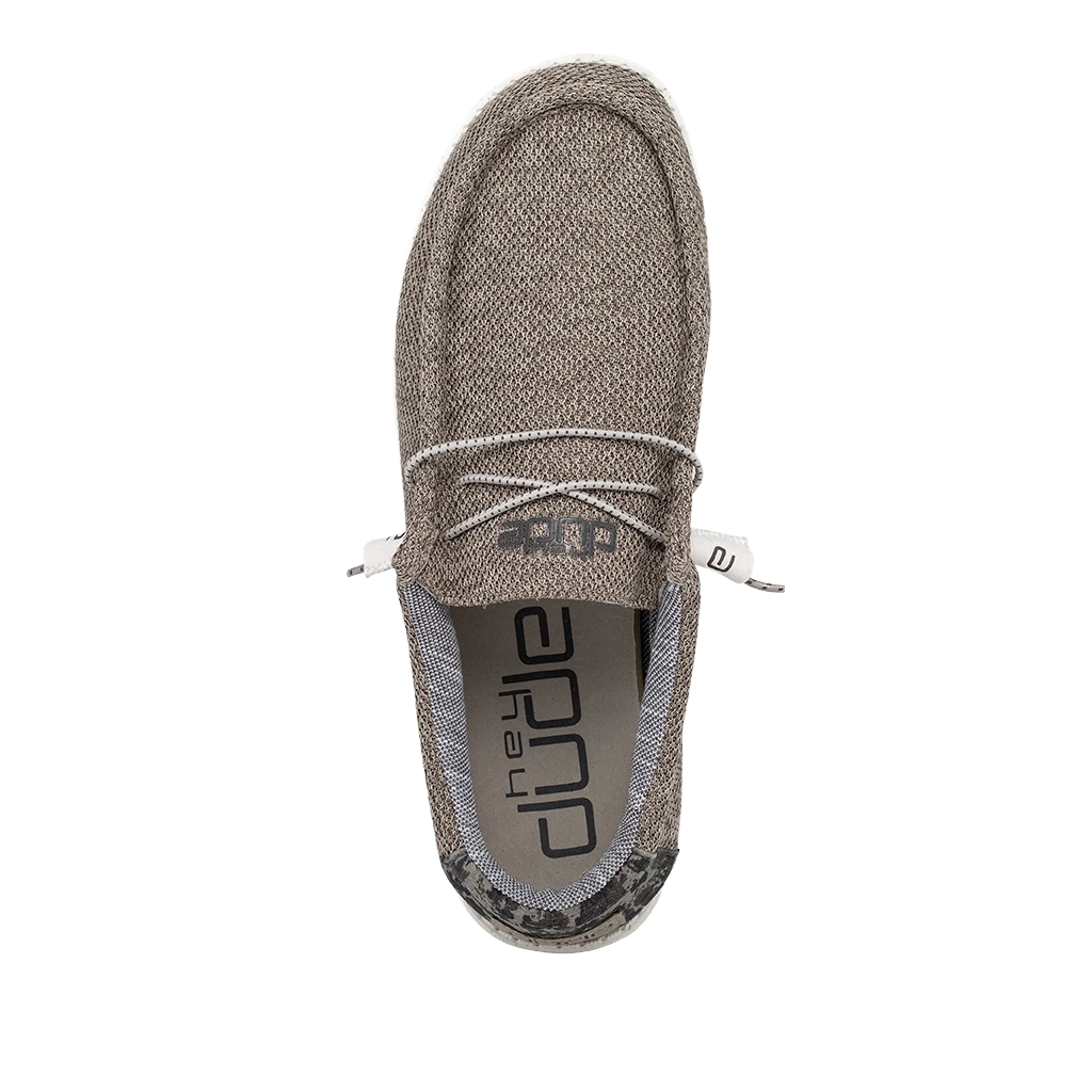 Hey Dude Men's Wally Stretch Sand Dune Camo Shoes 110380583 - Image 2