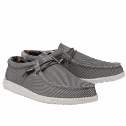 Hey Dude® Men's Wally Sox Asphalt Shoes 110352167