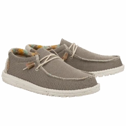 Hey Dude Men's Wally Eco Sox Desert Brown Slip On Shoes 112471581