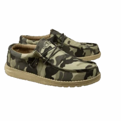 Hey Dude Men's Wally Canvas Camo Shoes 110067003