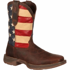 Durango Men’s Rebel Patriotic Pull-On Flag Boots DB5554